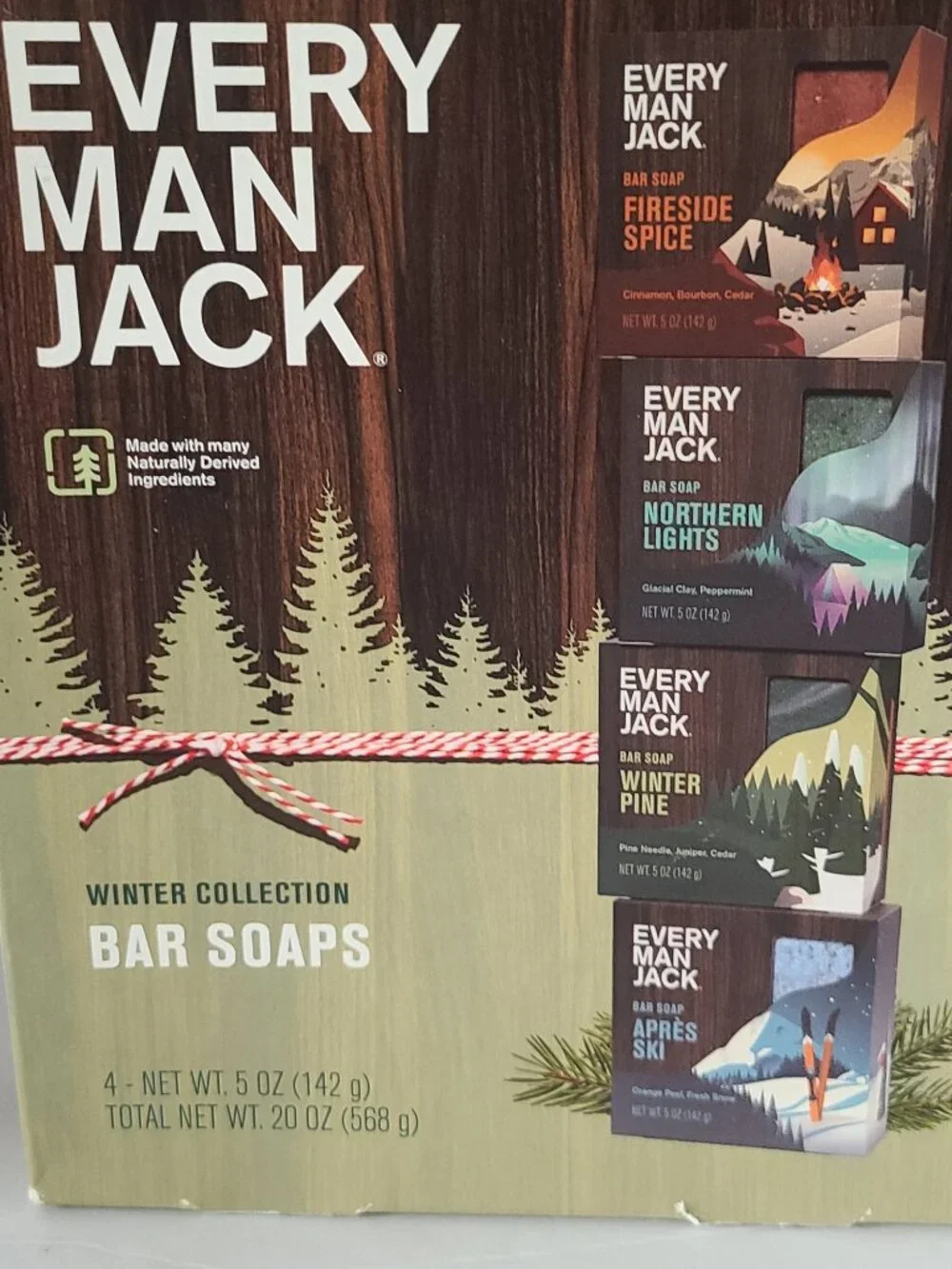 EVERY MAN JACK COLD PROCESSED BAR SOAP VARIETY GIFT SET-INVIGORATING WINTER SETS